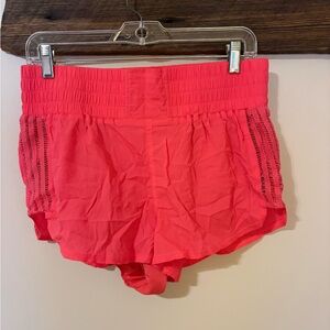Vibrant Pink Free People Athletic Shorts